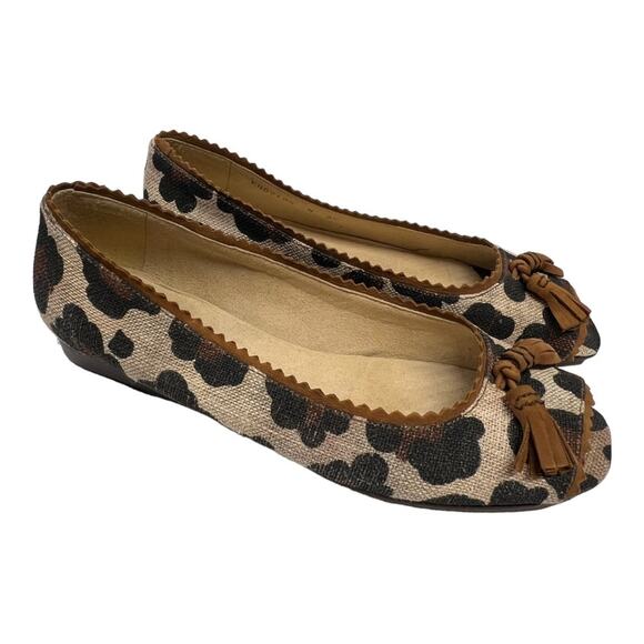 Stuart Weitzman Brown and Black Flats - Picture 5 of 11